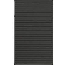 Volet roulant fermé, vue de face