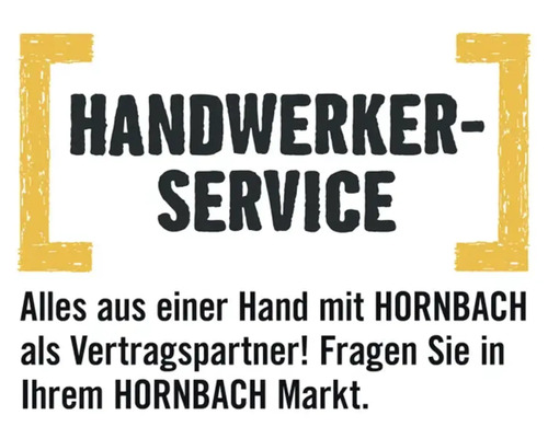 Hornbach Handwerkerservice: Alles aus einer Hand im Hornbach Markt.