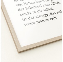 Gerahmtes Bild Glück 53x53 cm