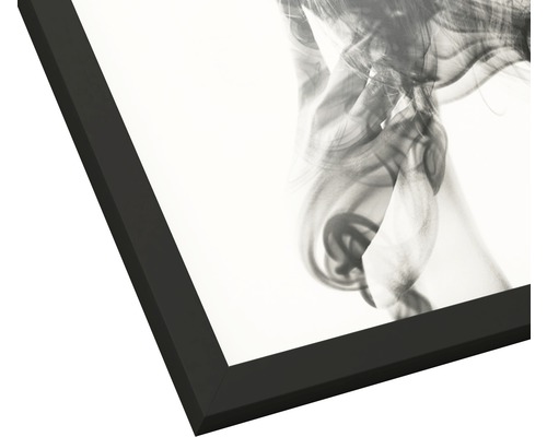 Image encadrée avec motif de fumée