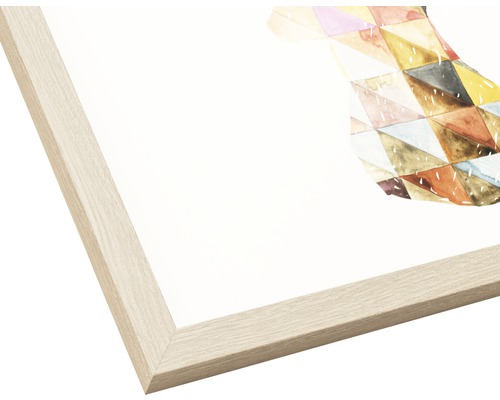 Gerahmtes Bild mit geometrischem Muster