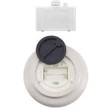 Batteriefach mit Abdeckung für eine Leuchte