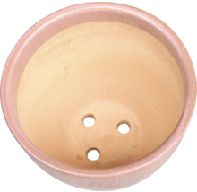 Pot de fleurs en terre cuite avec trous de drainage