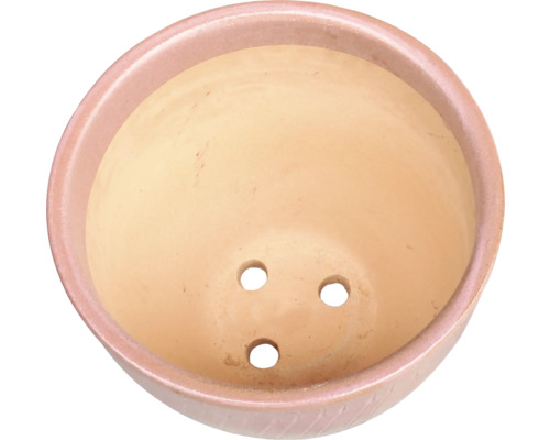 Pot de fleurs en terre cuite avec trous de drainage