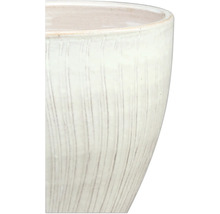 Vue détaillée d'un pot de fleurs structuré