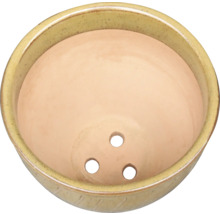 Pot de fleurs en céramique avec trois trous pour le drainage