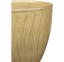 Pot de fleurs en céramique avec motif rainuré