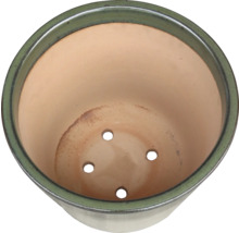 Pot de fleurs en céramique avec trous de drainage