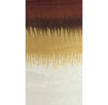 Vue détaillée d'une lasure pour bois avec dégradé de couleurs