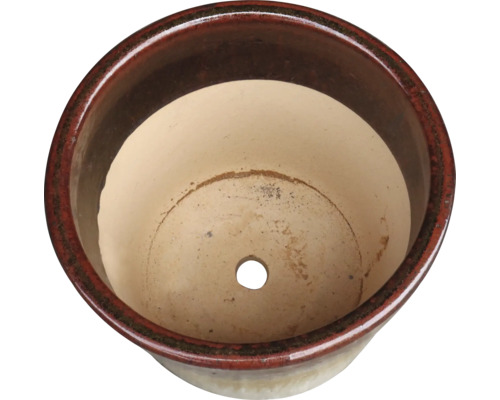 Blumentopf aus Keramik mit Abzugsloch