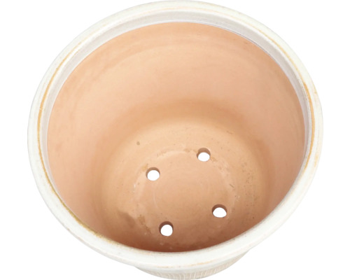 Blumentopf aus Terrakotta mit Drainagelöchern