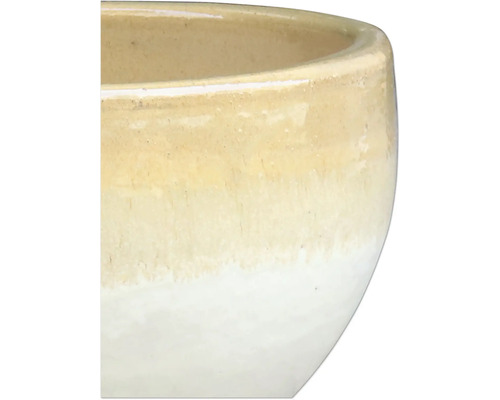 Detailansicht eines Keramikblumentopfs