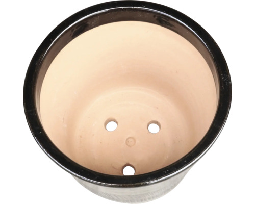 Keramik Blummendëppe mat Drainage Lächer