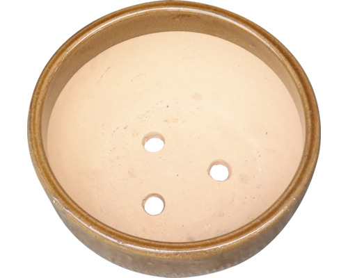 Runde Bonsaischale mit Drainagelöchern