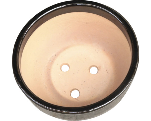 Blumentopf aus Keramik mit Drainagelöchern