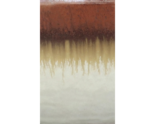 Detailansicht einer Keramikoberfläche mit Farbverlauf