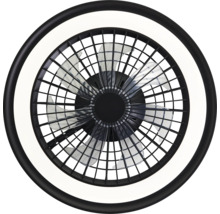 Ventilateur de plafond avec éclairage et grille de protection