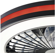 Vue détaillée d'un ventilateur de plafond
