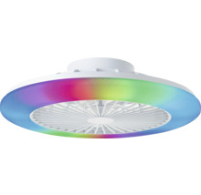 Ventilateur de plafond avec éclairage multicolore