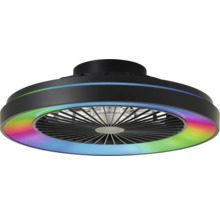 Ventilateur de plafond avec lumière et éclairage coloré