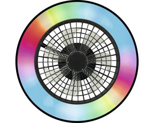 Ventilateur avec éclairage LED