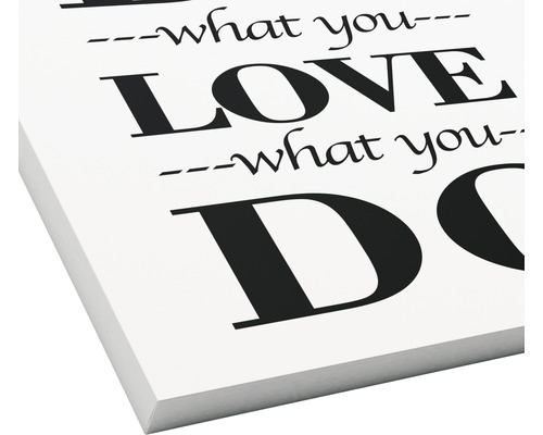 Image murale décorative avec l''inscription ''Fais ce que tu aimes''