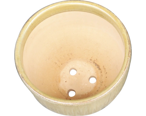 Pot de fleurs en céramique avec trous de drainage