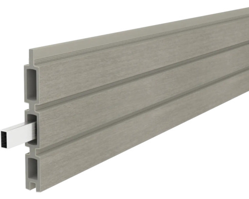 Terrassendiele aus Verbundmaterial mit Nut- und Federprofil