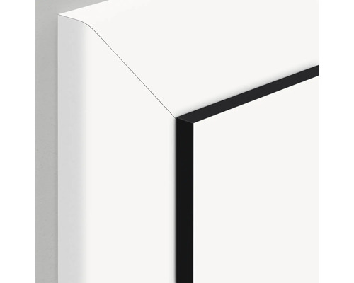 Vue détaillée d'un revêtement de plafond avec cadre