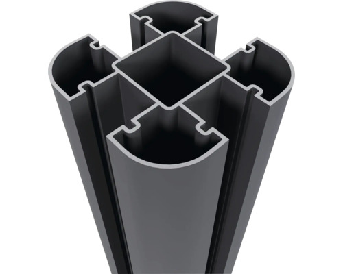 Aluminiumprofil im Querschnitt