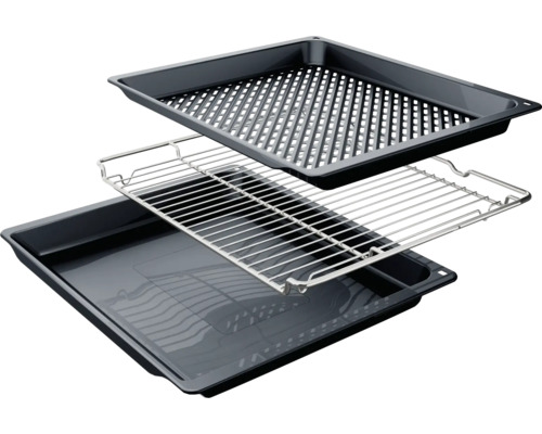 Backblech-Set mit Grillrost und Abtropfgestell