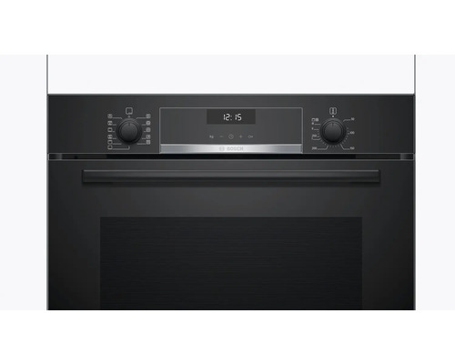 Bosch Einbaubackofen mit digitaler Anzeige und Drehknöpfen