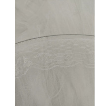 Vue détaillée d'une moustiquaire avec dentelle