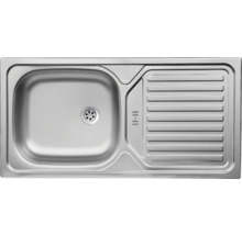 Évier en acier inoxydable avec égouttoir