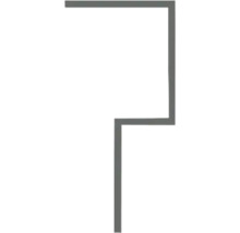 Profilquerschnitt in L-Form