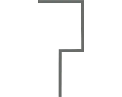 Profilquerschnitt in L-Form