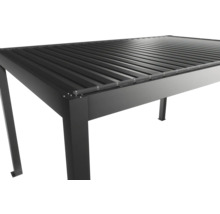 Vue détaillée d'un toit à lamelles