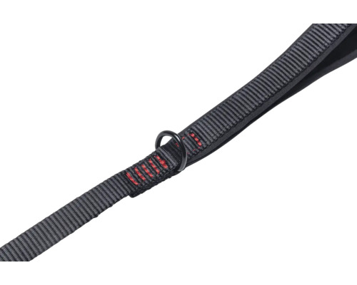 Hundeleine aus Textilmaterial mit Metallring