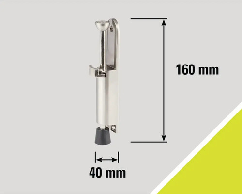 Türstopper aus Metall mit den Maßen 160 mm Höhe und 40 mm Breite