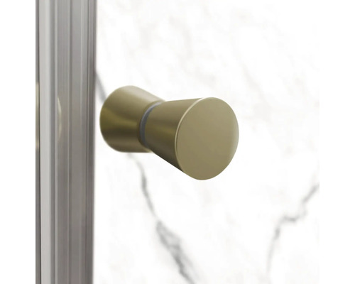 Poignée d'une cabine de douche