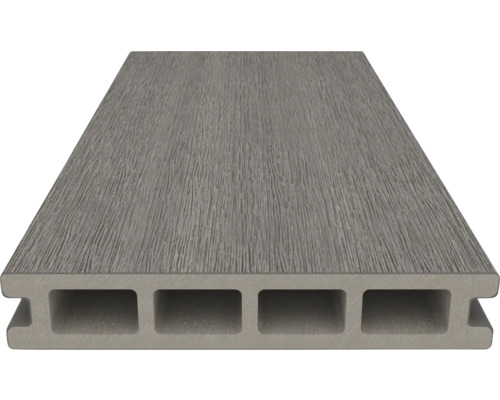 Graue Hohlkammerdiele für den Aussenbereich