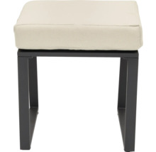 Tabouret avec structure métallique et coussin d'assise