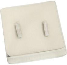 Coussin de siège carré avec deux sangles de fixation