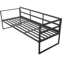 Structure de banc de jardin en métal