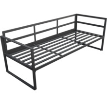 Structure pour banc de jardin en métal