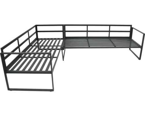 Cadre de lit d'angle en métal