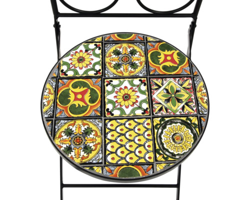 Beistelltisch mit Fliesenmuster