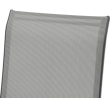 Vue détaillée du revêtement d'une chaise de jardin