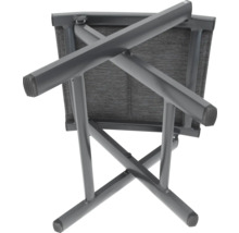 Vue du dessous d'une chaise pliante