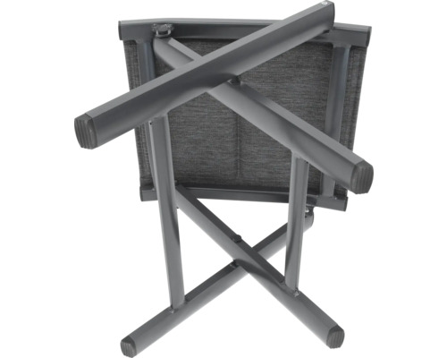 Vue du dessous d'une chaise pliante